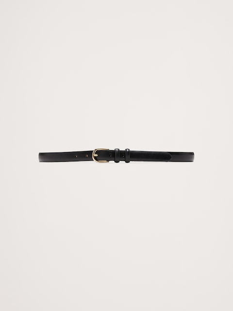 Slim Leather Belt