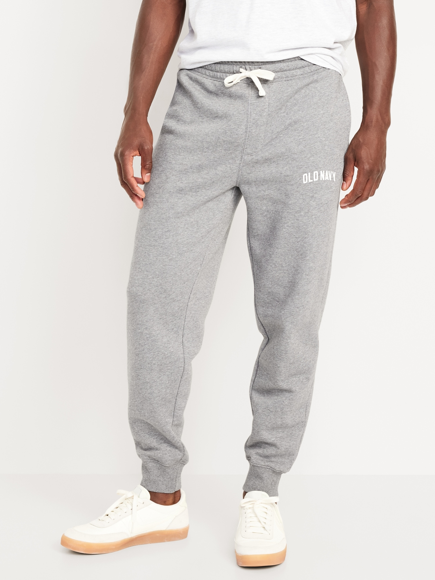 PANTALON DE JOGGING EFFILÉ EN COTON OUATÉ À LOGO