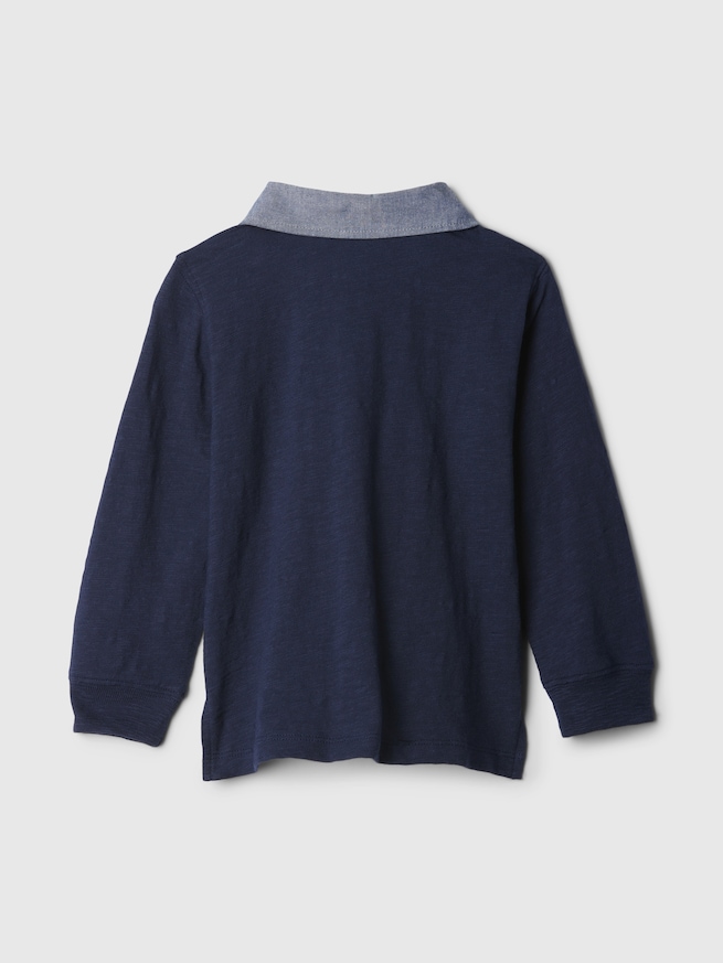 babyGap シャンブレー ポロシャツ-1