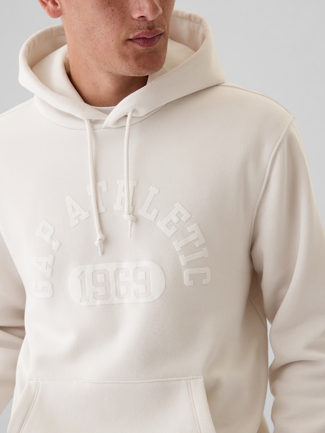 ヴィンテージソフト GAP ATHLETICロゴ パーカー-3