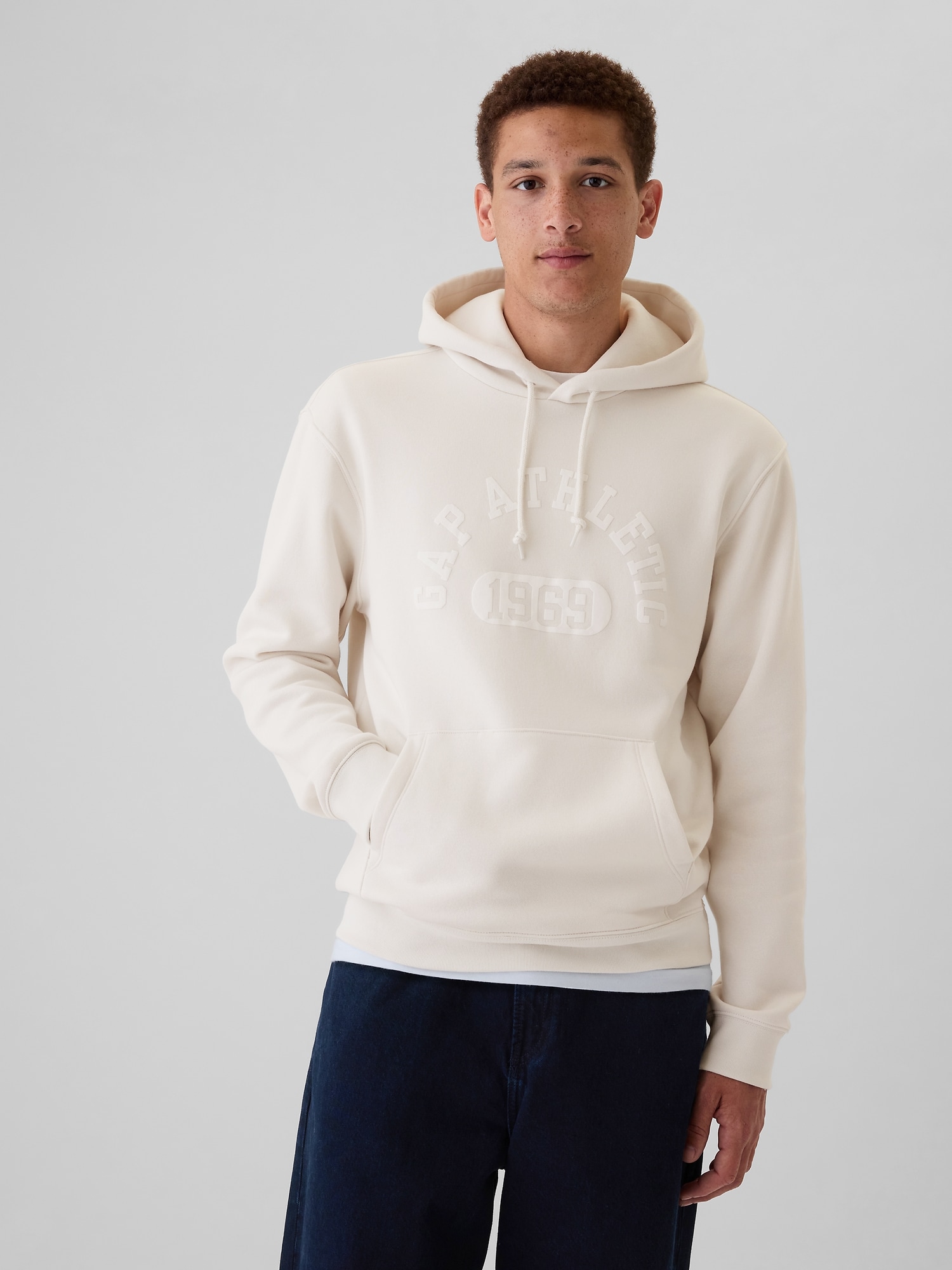 ヴィンテージソフト Gap Athleticロゴ パーカー