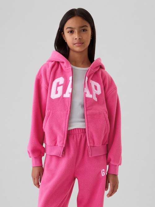 GAPアーチロゴ ジップアップ パーカー (キッズ)