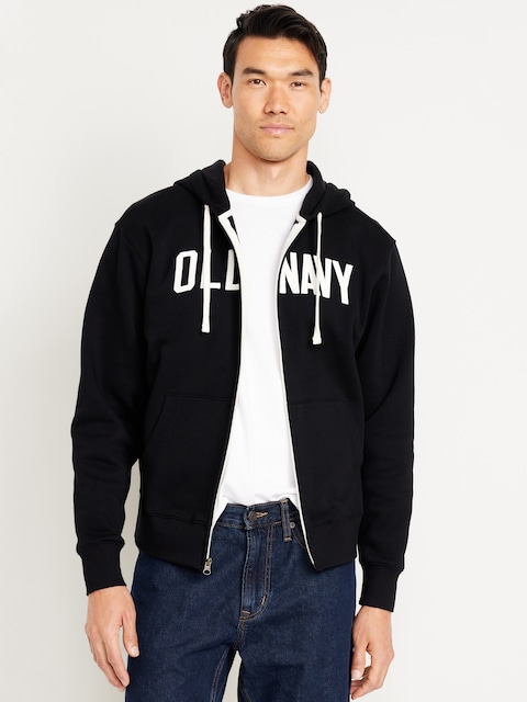 Loose Logo Zip Hoodie