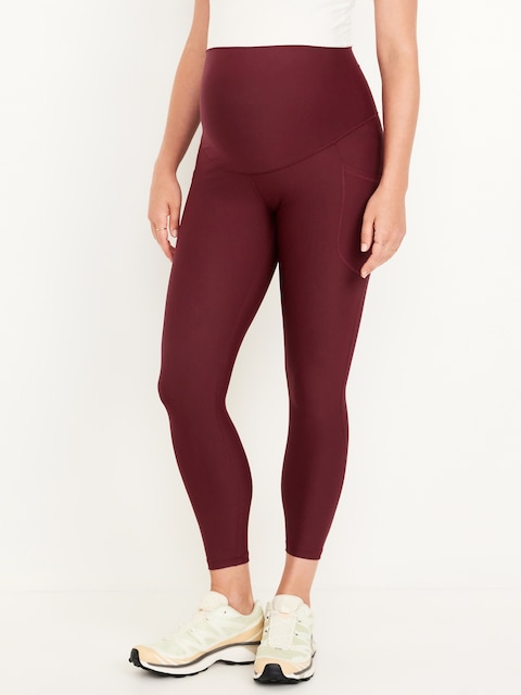LEGGING POWERSOFT LONGUEUR 7/8 À PANNEAU COUVRANT DE MATERNITÉ