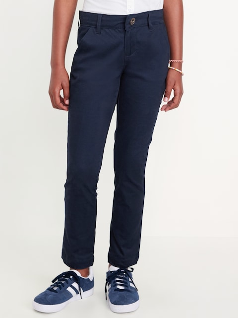 PANTALON D'UNIFORME À COUPE AJUSTÉE POUR FILLE