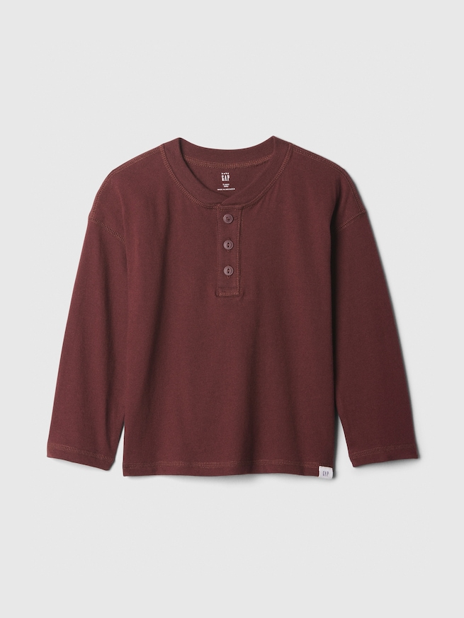 babyGap ヘンリーネックTシャツ-0