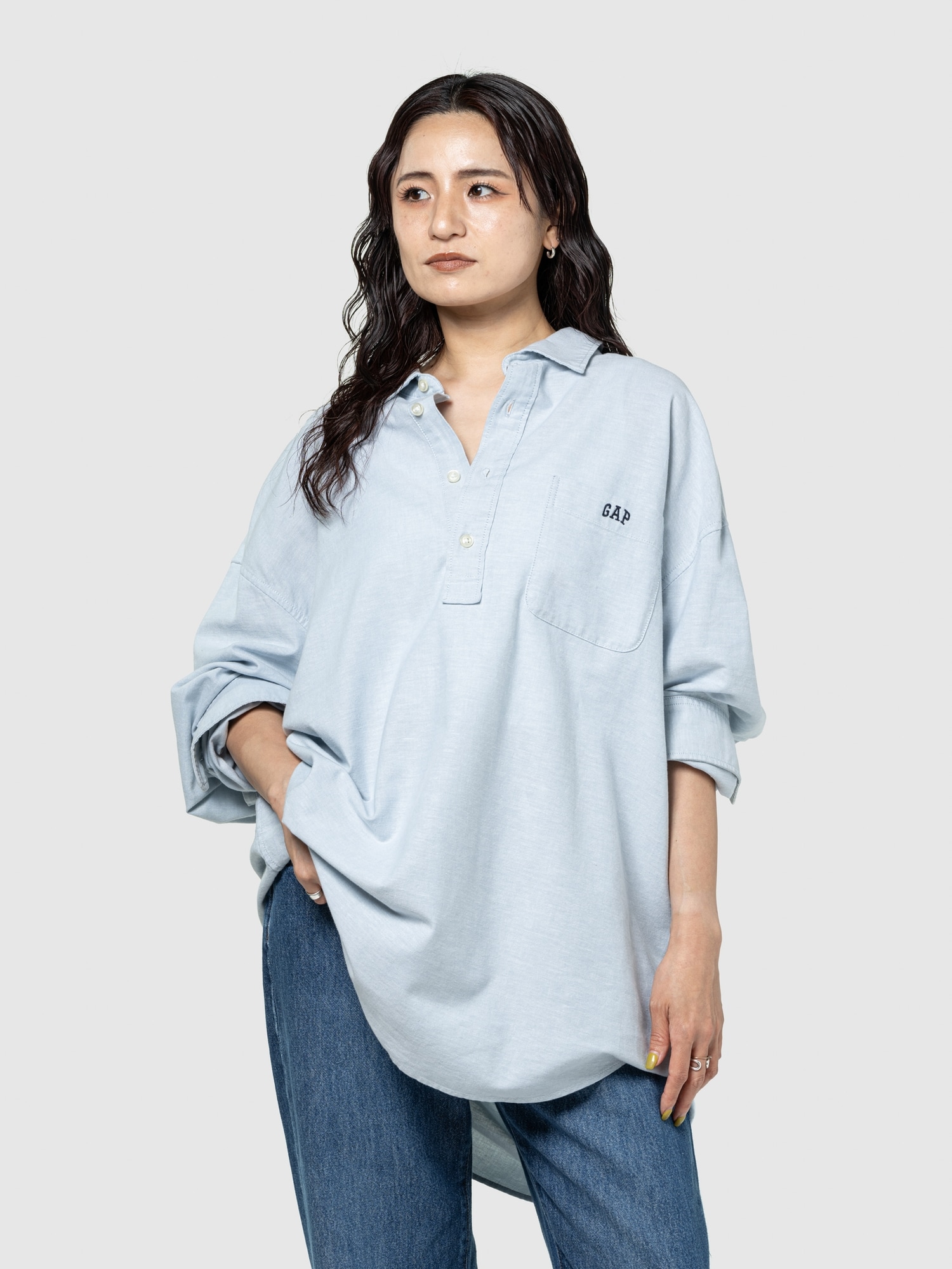 gap シャツ コレクション メンズ 着丈