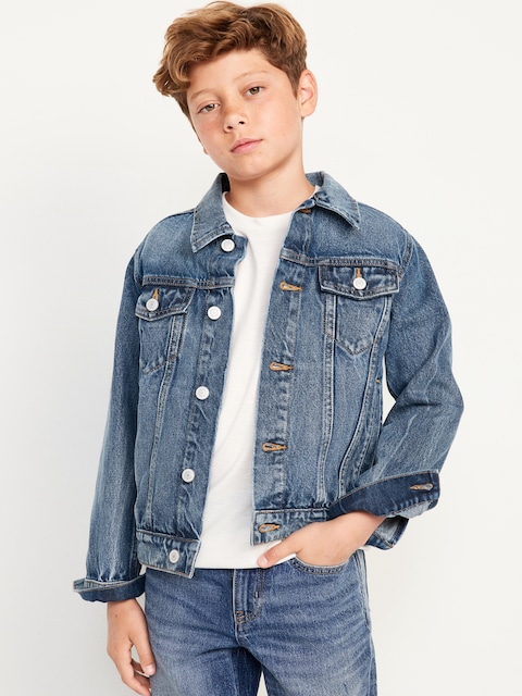 VESTE DE CAMIONNEUR EN DENIM NON EXTENSIBLE POUR GARÇON