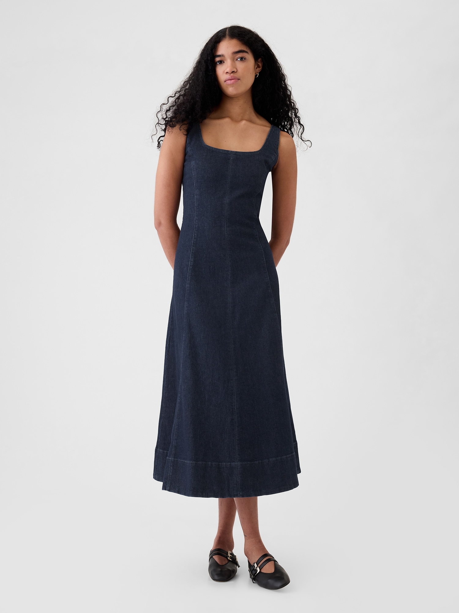 Denim Maxi Dress