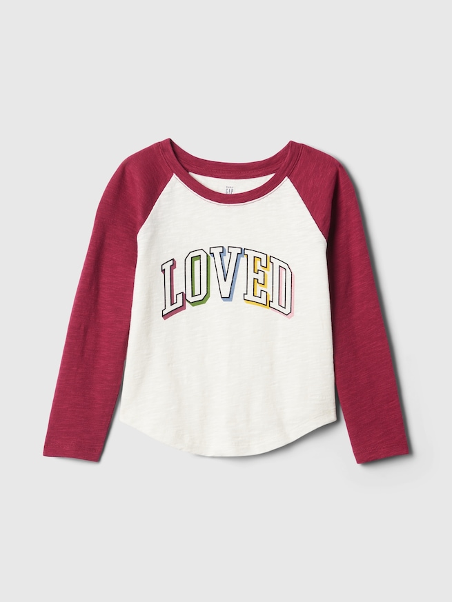 babyGap ラグラン グラフィックTシャツ-0