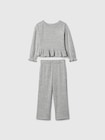 babyGap ソフトスパン ラッフルフリル リブ セットアップ-0