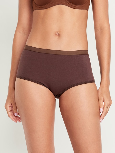 High-Waisted Everyday Brief Cotton Underwear