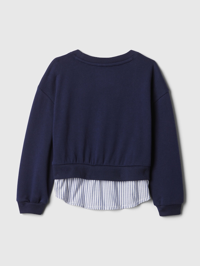 babyGap ヴィンテージソフト レイヤード GAPロゴ スウェット・トレーナー-1