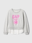 babyGap ヴィンテージソフト レイヤード GAPロゴ スウェット・トレーナー-0