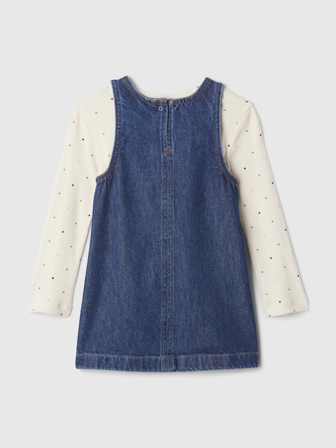 babyGap デニム ジャンパースカートセット-1