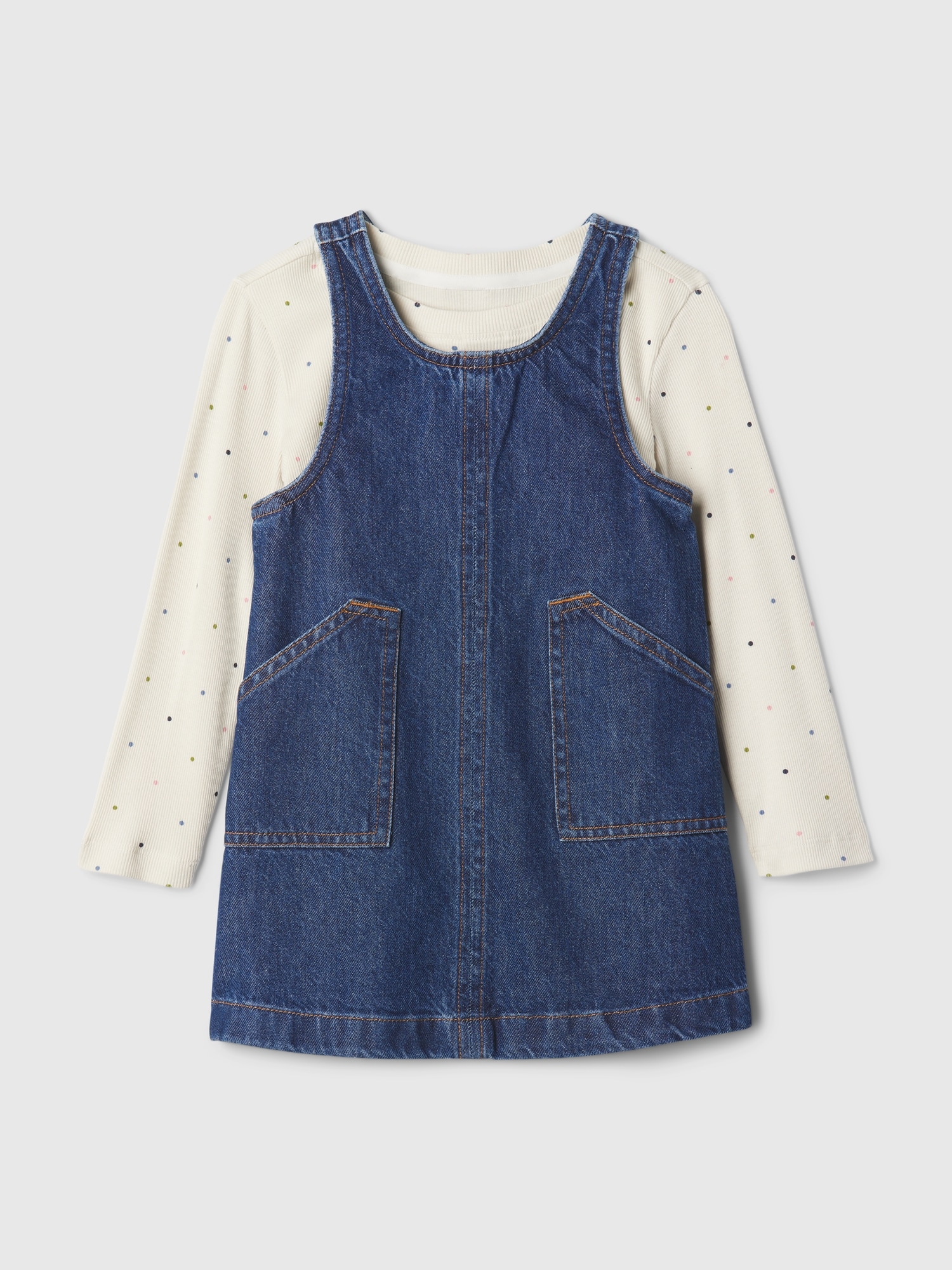 Babygap デニム ジャンパースカートセット