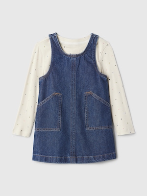 babyGap デニム ジャンパースカートセット