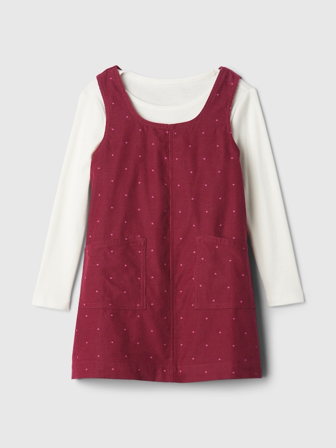 babyGap コーデュロイ ジャンパースカートセット-0