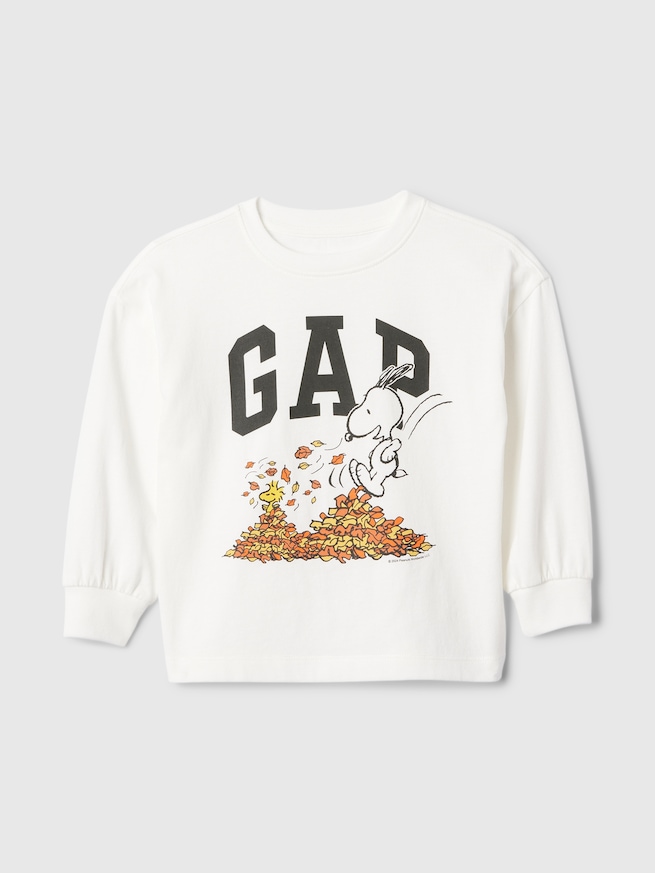 babyGap GAPロゴ「ピーナッツ」グラフィックTシャツ-0