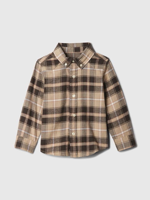 Baby & Toddler Organic Cotton Flannel Shirt