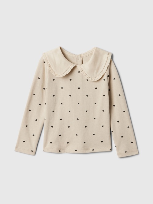 babyGap ラッフルフリル カラーTシャツ