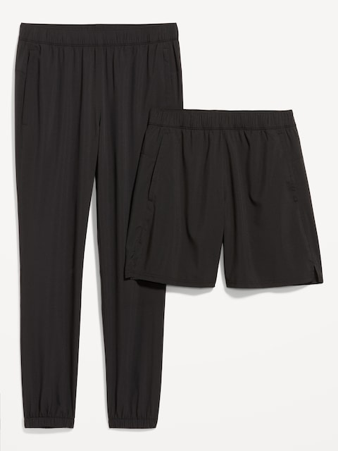 ENSEMBLE PANTALON ET SHORT D'ENTRAÎNEMENT TISSÉS ESSENTIELS