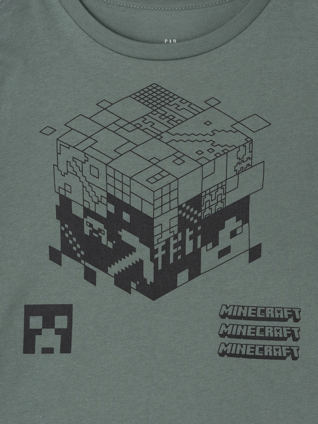 GapKids | マインクラフト グラフィックTシャツ-2