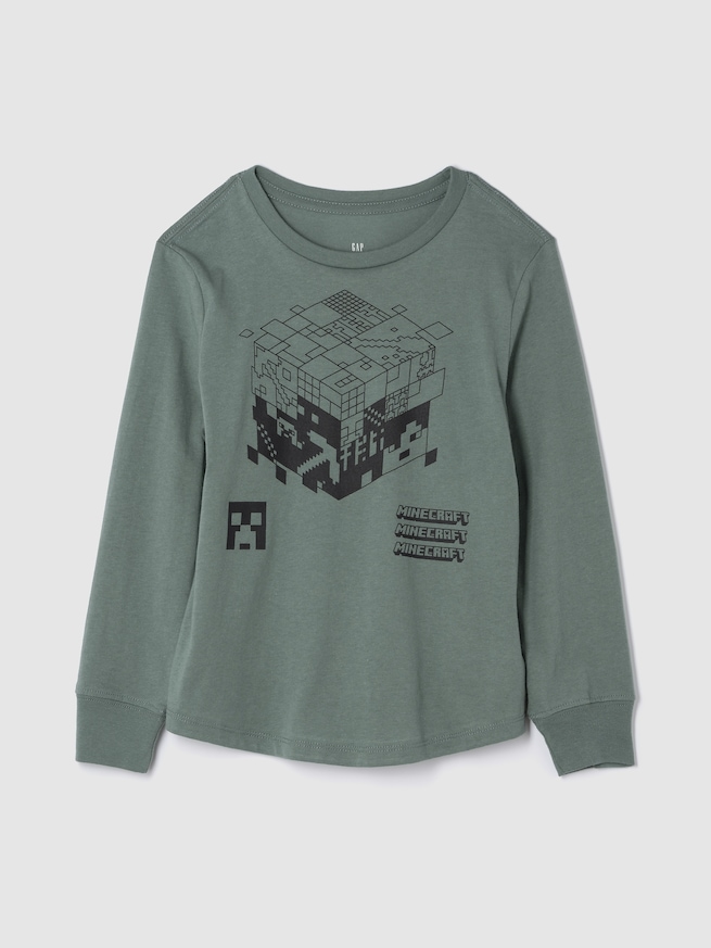 GapKids | マインクラフト グラフィックTシャツ-0