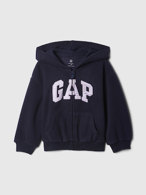 babyGap GAPロゴ ジップアップパーカー