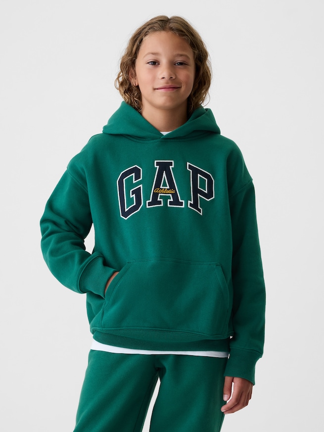 GAP ATHLETICロゴ パーカー (キッズ)-4