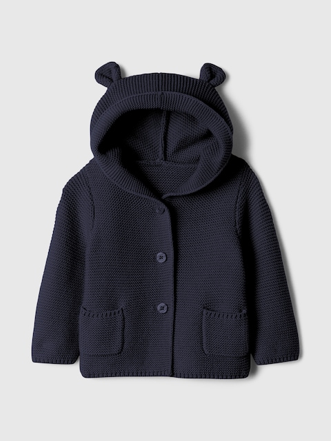 Baby Bear Garter Cardigan