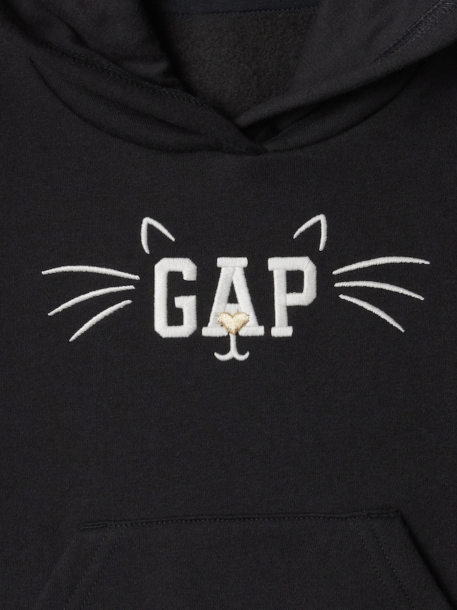 babyGap リラックス GAPロゴ ねこ パーカー-2