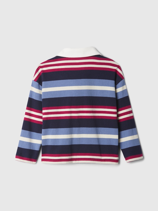 babyGap ストライプ ラグビー ポロシャツ-1