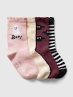 babyGap ハロウィン ラッフルフリル クルーソックス 4足セット-0