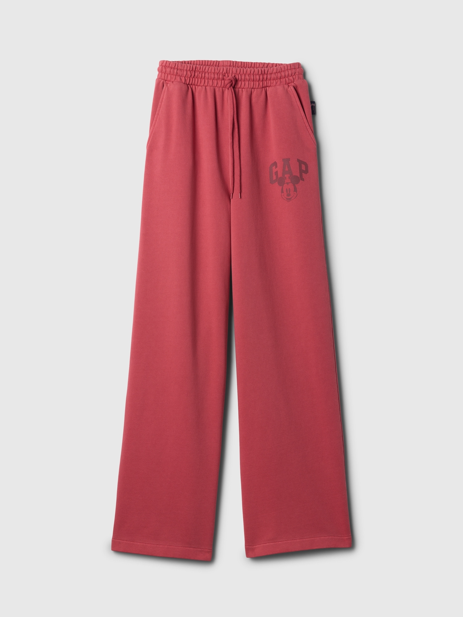 Gap × ディズニーミッキーマウス GAPロゴ ワイドスウェットパンツ-4