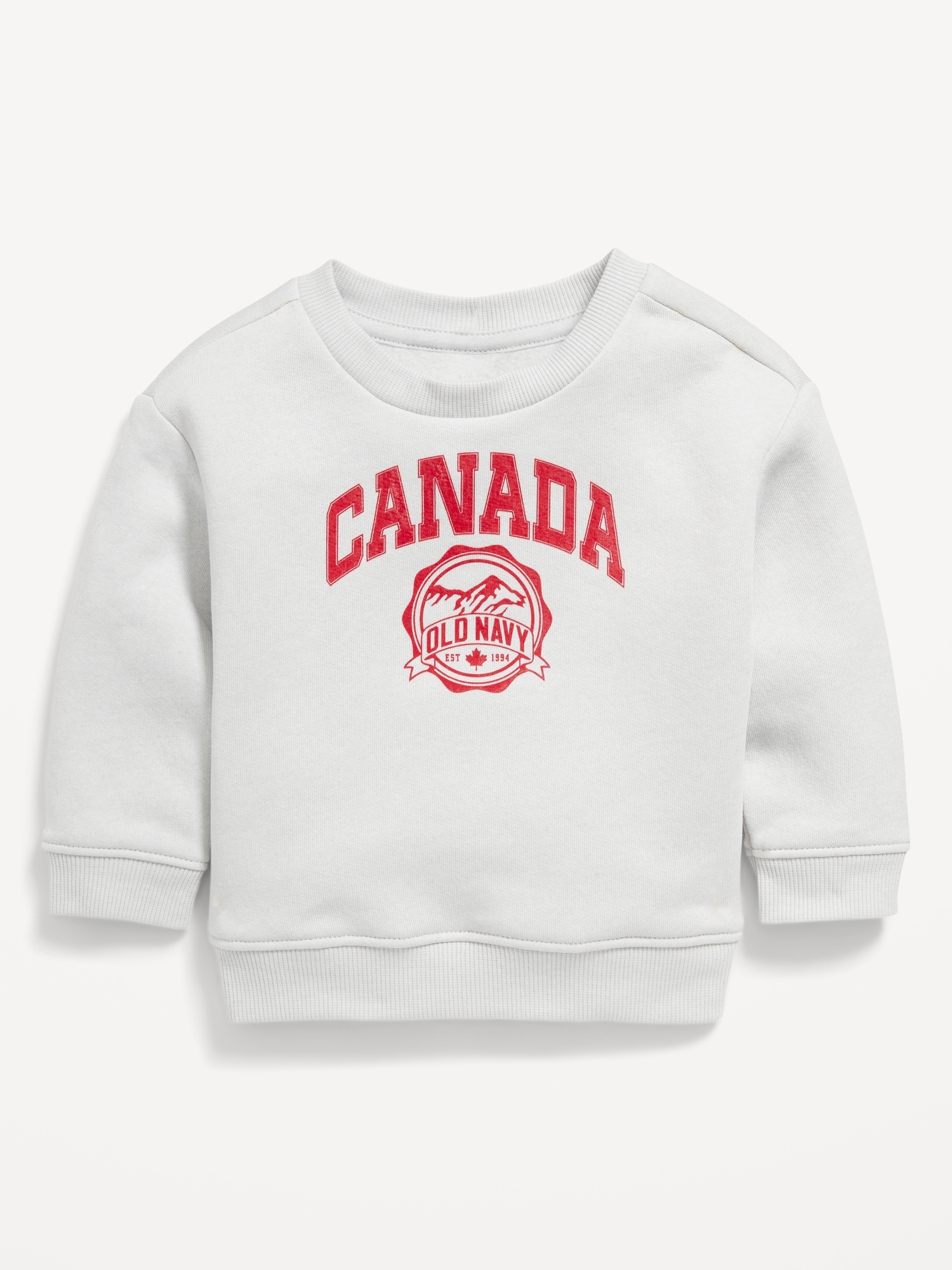 CHANDAIL EN COTON OUATÉ À LOGO CANADA IMPRIMÉ UNISEXE POUR BÉBÉ
