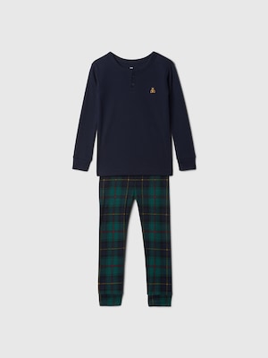 babyGap オーガニックコットン ヘンリーネック パジャマセット