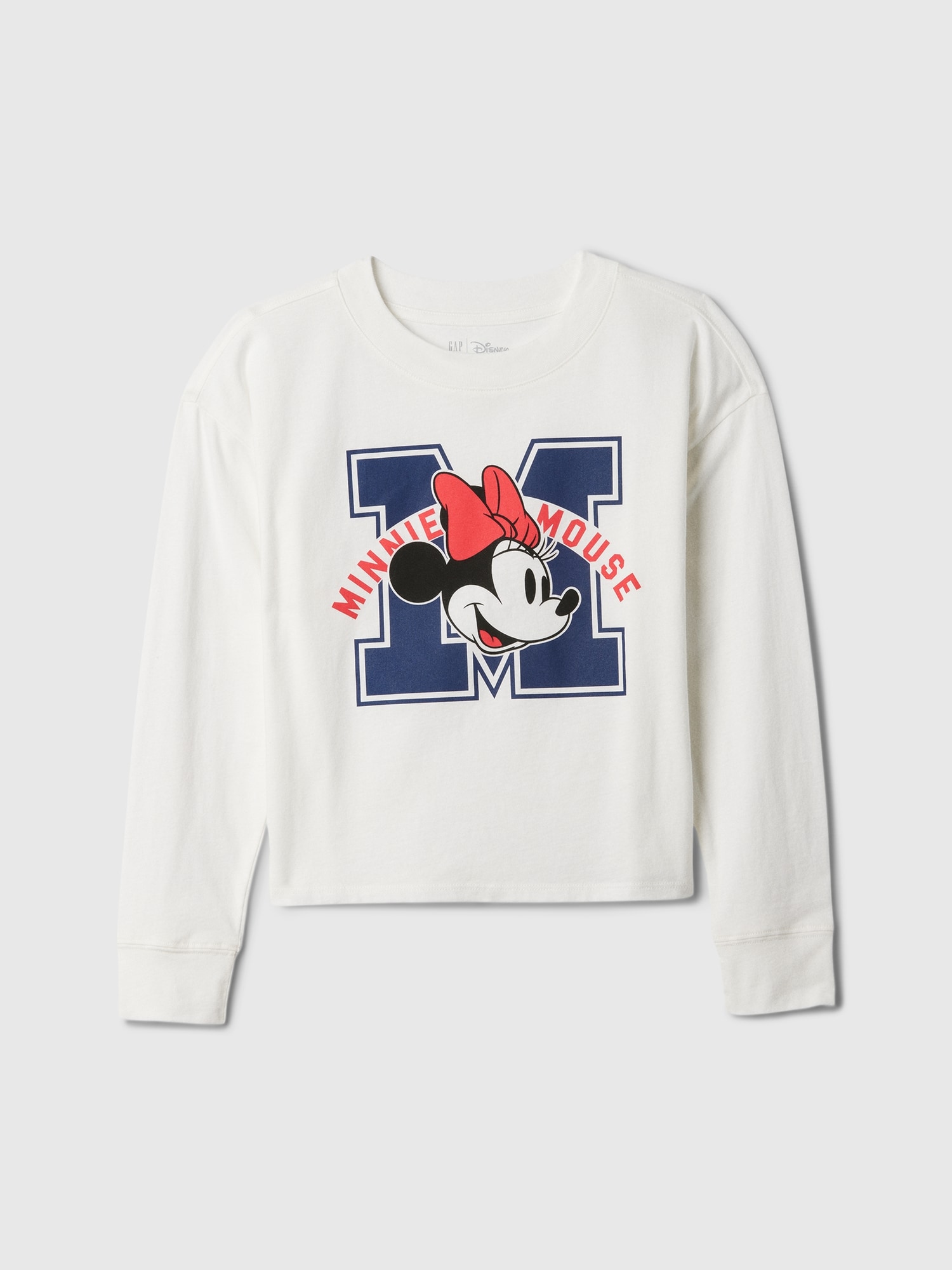 Gapkids ディズニー ミニーマウス オーバーサイズ グラフィックtシャツ