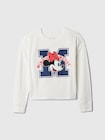 GapKids ディズニー ミニーマウス オーバーサイズ グラフィックTシャツ-0