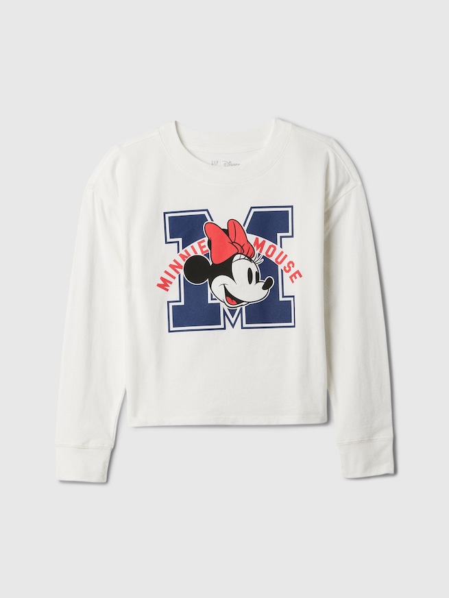 GapKids ディズニー ミニーマウス オーバーサイズ グラフィックTシャツ-0