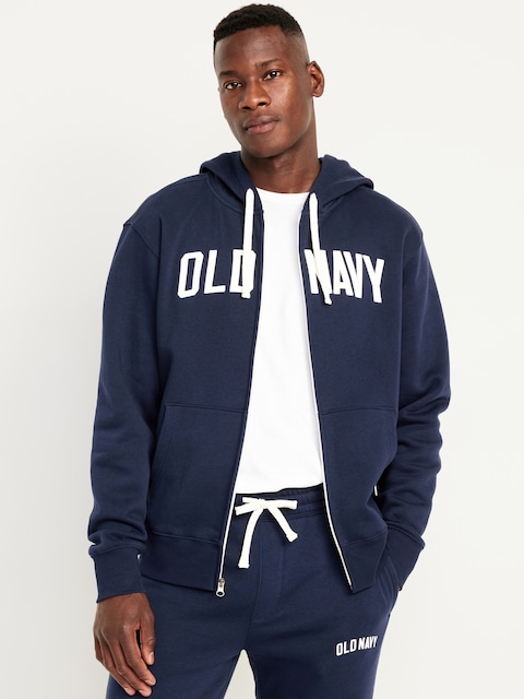 Loose Logo Zip Hoodie