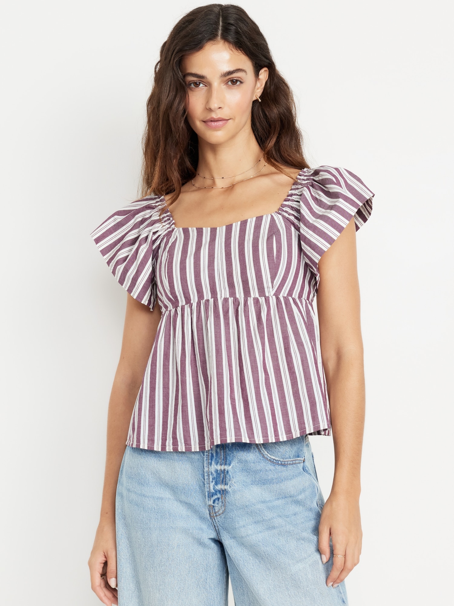 Flutter-Sleeve Top