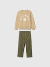 babyGap ATHLETICロゴ セットアップ-0