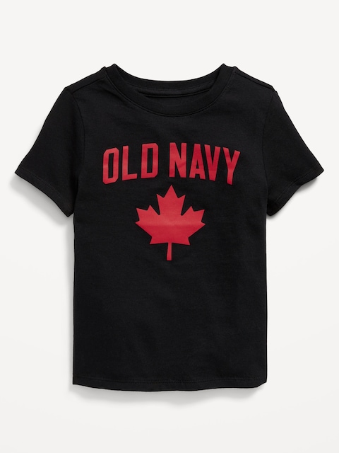 Unisex Short-Sleeve Canada Logo-Graphic T-Shirt for Toddler