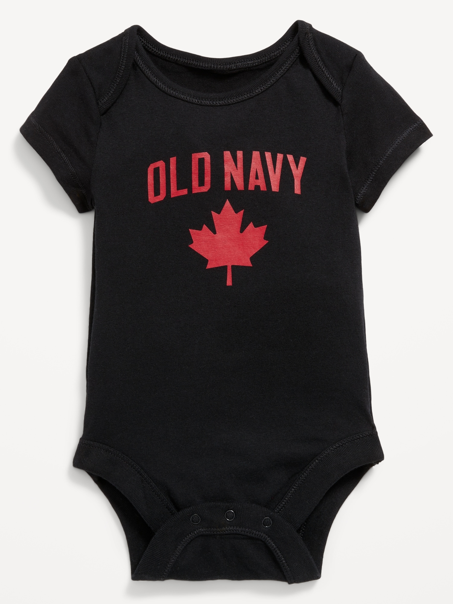 CACHE-COUCHE À MANCHES COURTES ET À LOGO CANADA IMPRIMÉ UNISEXE POUR BÉBÉ