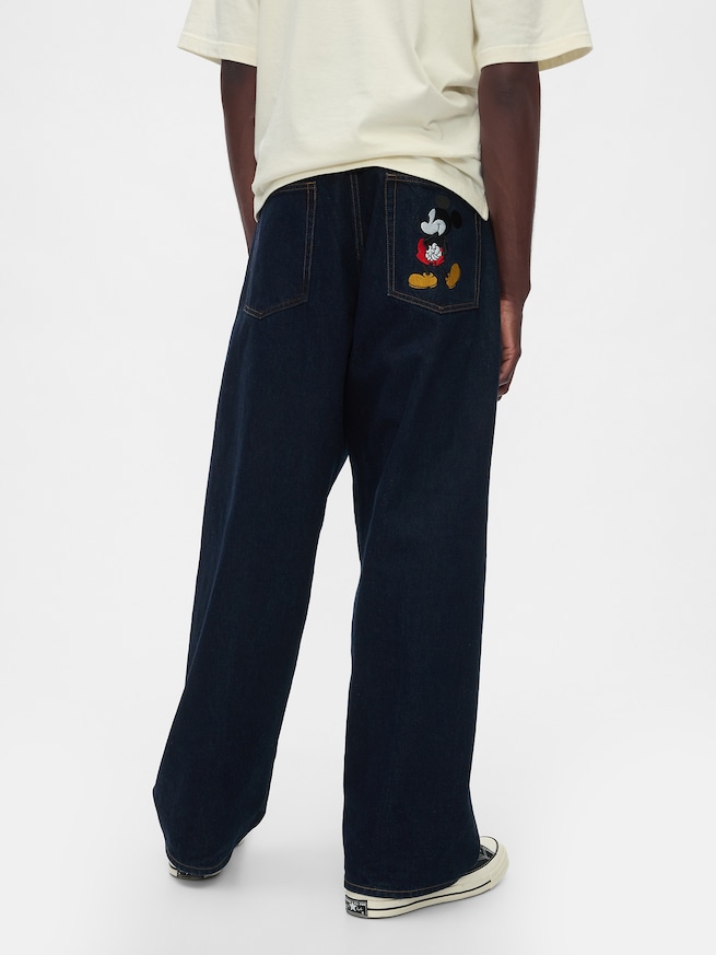 Gap × ディズニー エクストラバギーデニム-3