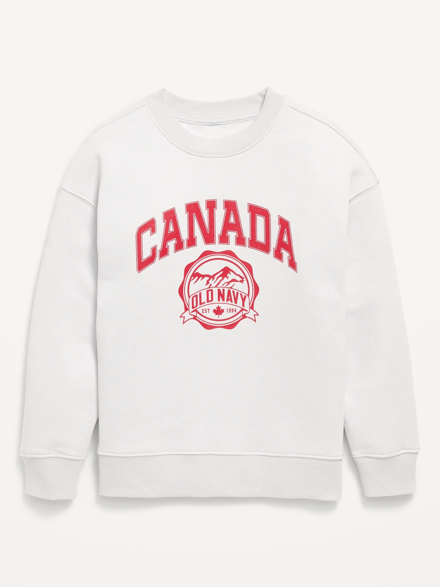 CHANDAIL EN COTON OUATÉ SURDIMENSIONNÉ À LOGO CANADA POUR GARÇON