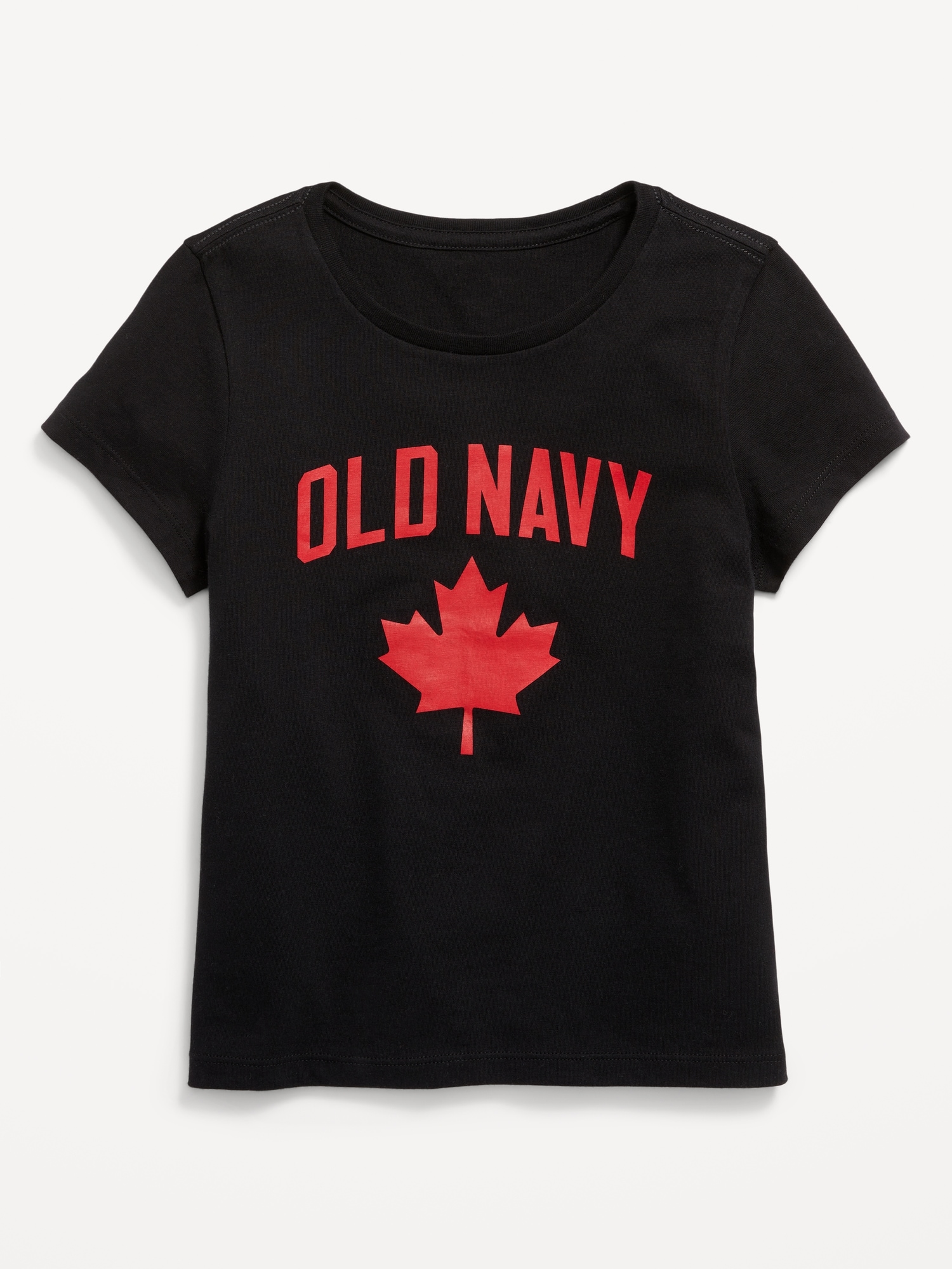 T-SHIRT À MANCHES COURTES À LOGO CANADA IMPRIMÉ POUR FILLE