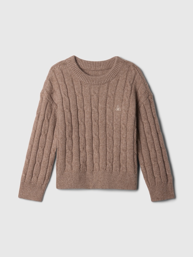 babyGap CashSoft カシミヤタッチ ケーブルニットセーター-1