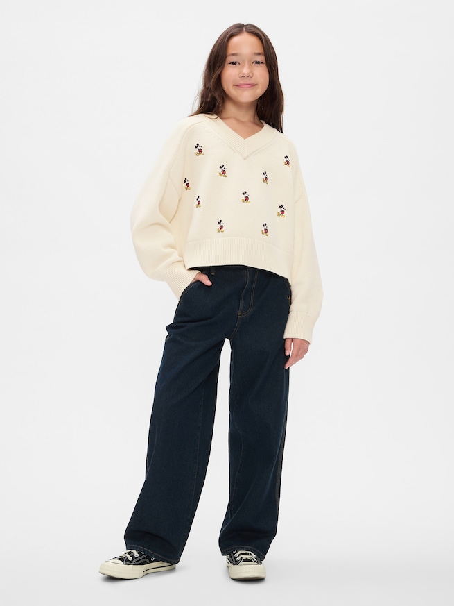 Gap × ディズニー ミッキーマウス 刺しゅう セーター (キッズ)-2